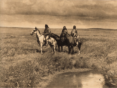 THE THREE CHIEFS – PIEGAN EDWARD CURTIS NORTH AMERICAN INDIAN PHOTO